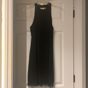 Black shift dress
